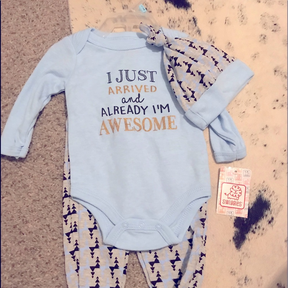 New - Baby boy matching set (3-6 months)